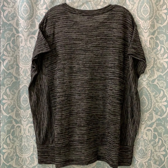 Lane Bryant Tops - Lane Bryant Black Marled Dolman Sleeve Top 18/20
